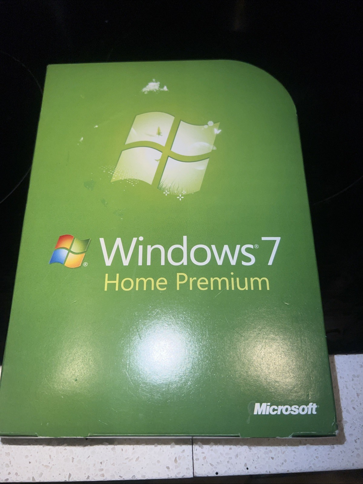 Microsoft Windows 7 Home Premium 32 Bit Only DVD w/License Key-Open Box