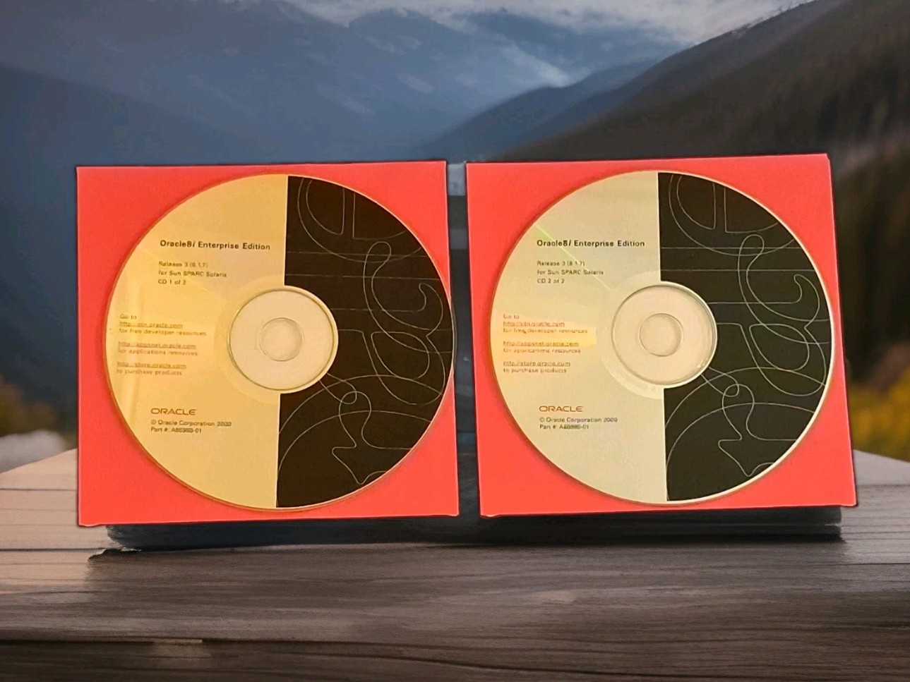 Oracle8i Enterprise Edition Release 3 8.1.7 Sun SPARC Solaris 2-CD Set Vintage