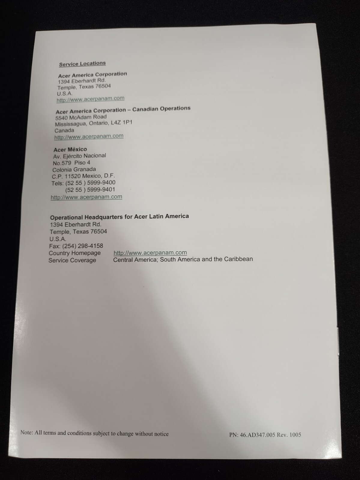 Acer LCD Monitor AL1706 Bundle Lot – CD Disc User Manual Quick Start Guide Docs