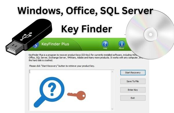 Computer System Key Finder – Find Keys with Bootable USB or Disc on a Broken PC