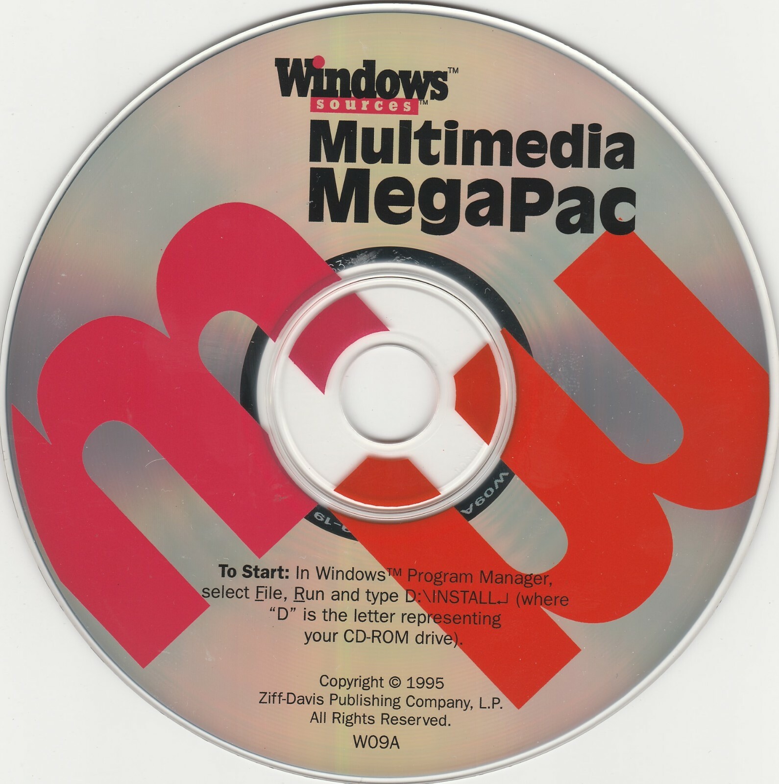 Windows Source Multimedia MegaPac by Ziff-Davis ~ 1995 ~ CD-ROM