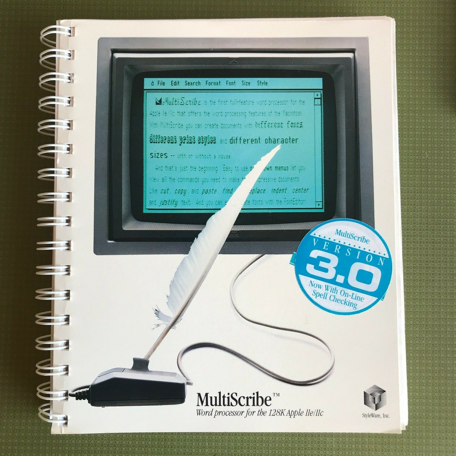 MultiScribe – Word processor for the 128K Apple IIe/IIc