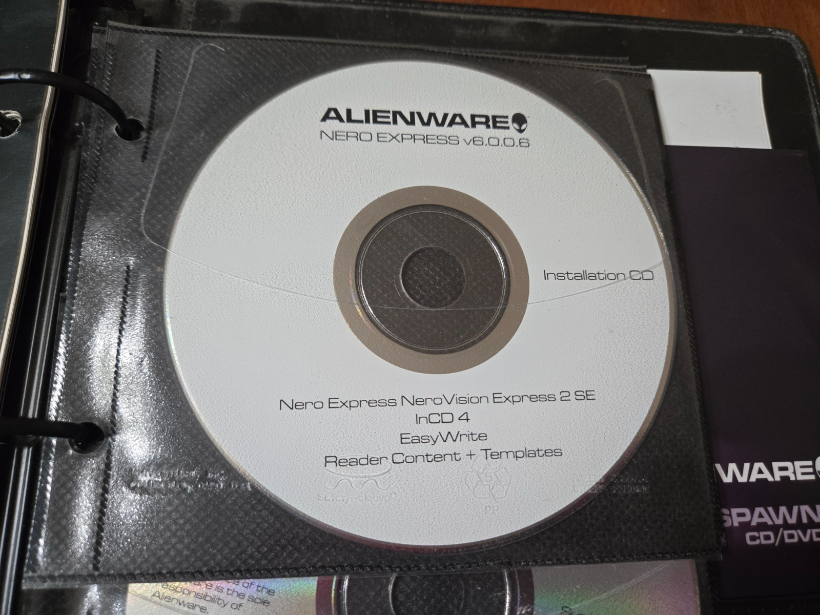 Vintage Alienware m9700a Computer Manual & Software Bundle in Binder – Read