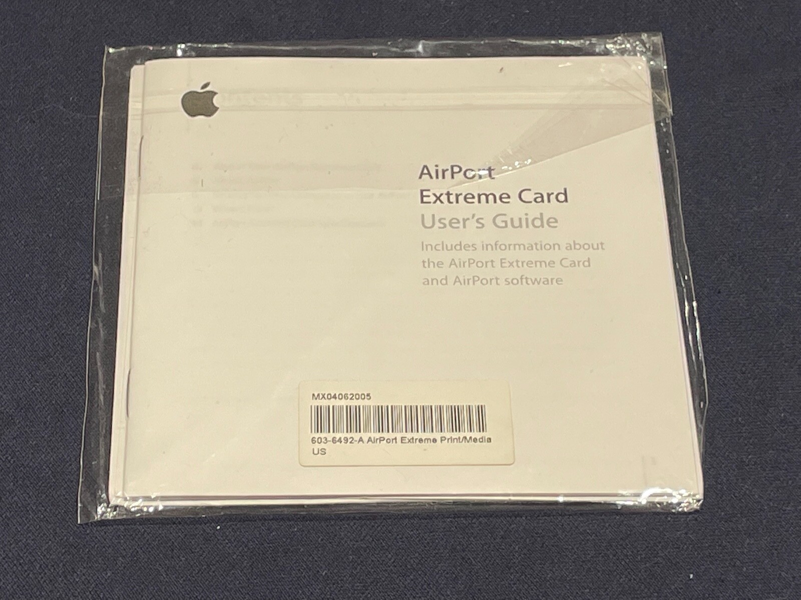 Apple AirPort Extreme Card User’s Guide Software Installation CD Vr. 4.1 New
