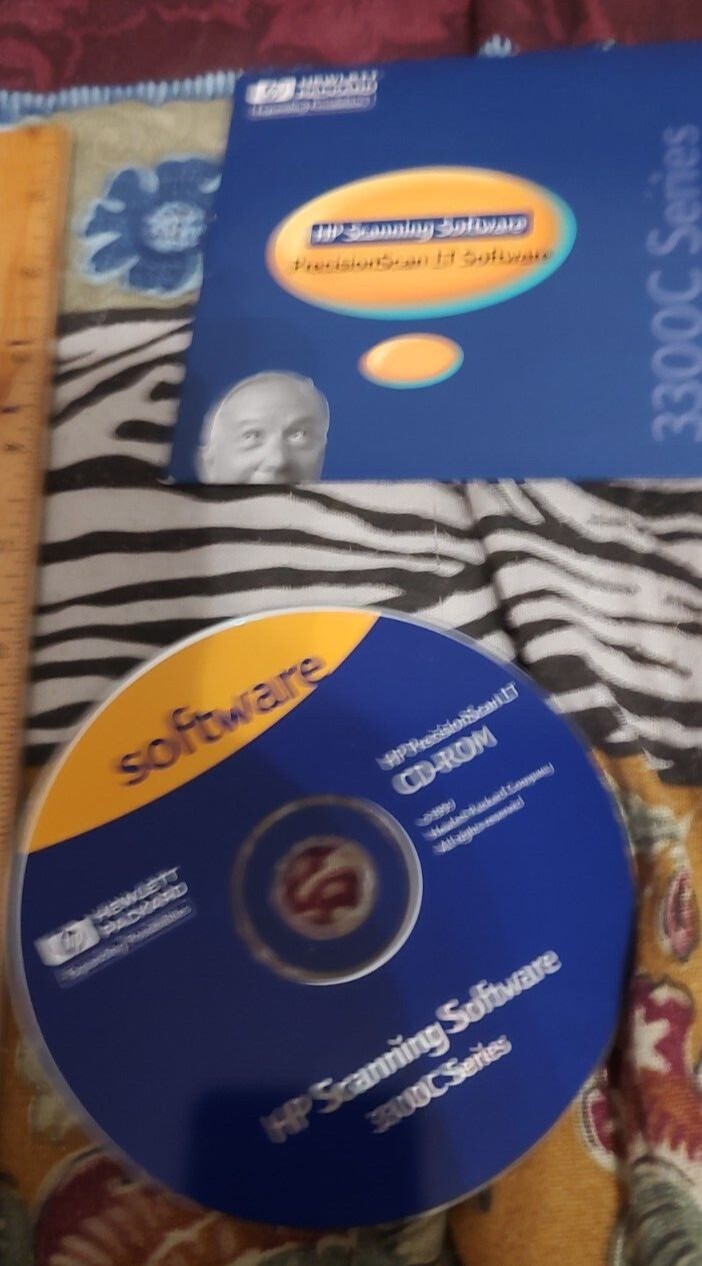 HP PrecisionScan 3300C Series, LT Driver C7687-15411 Software Disc Only RARE HTF