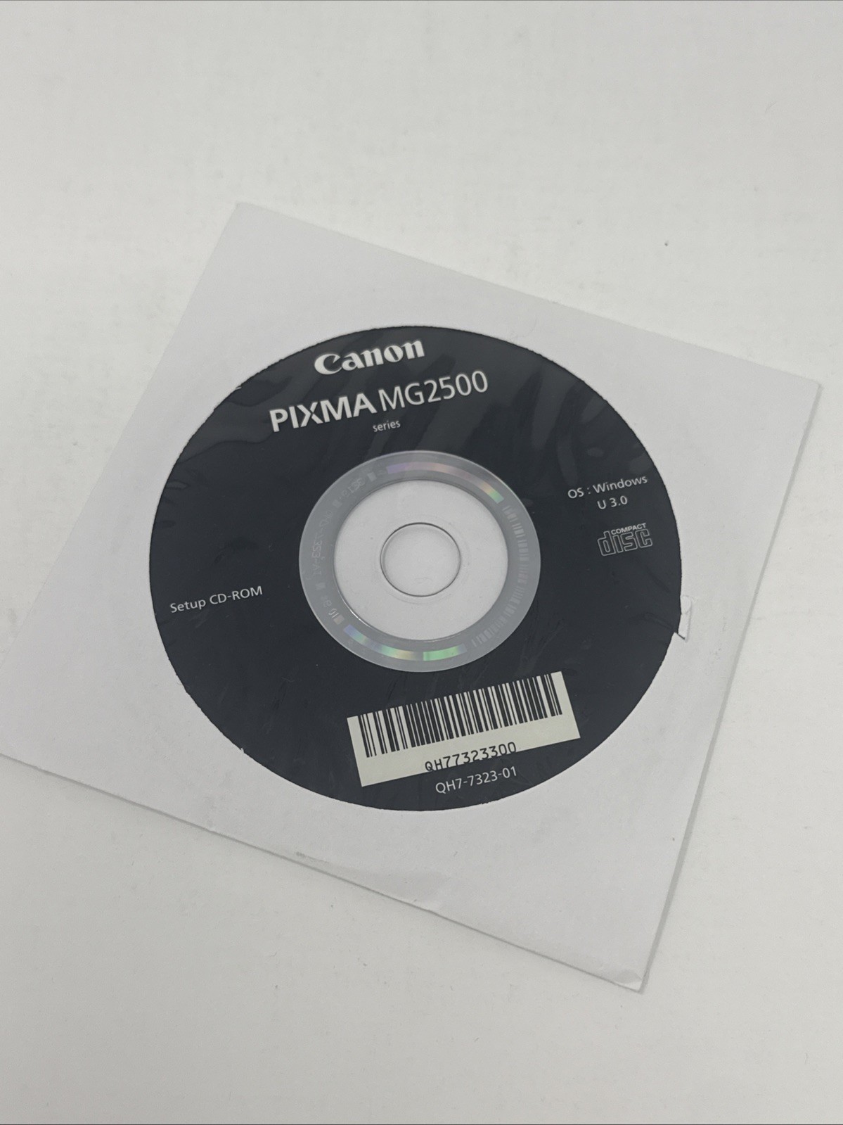 Canon PIXMA MG2500 Series Setup CD-ROM Driver Software Disc OEM K30355