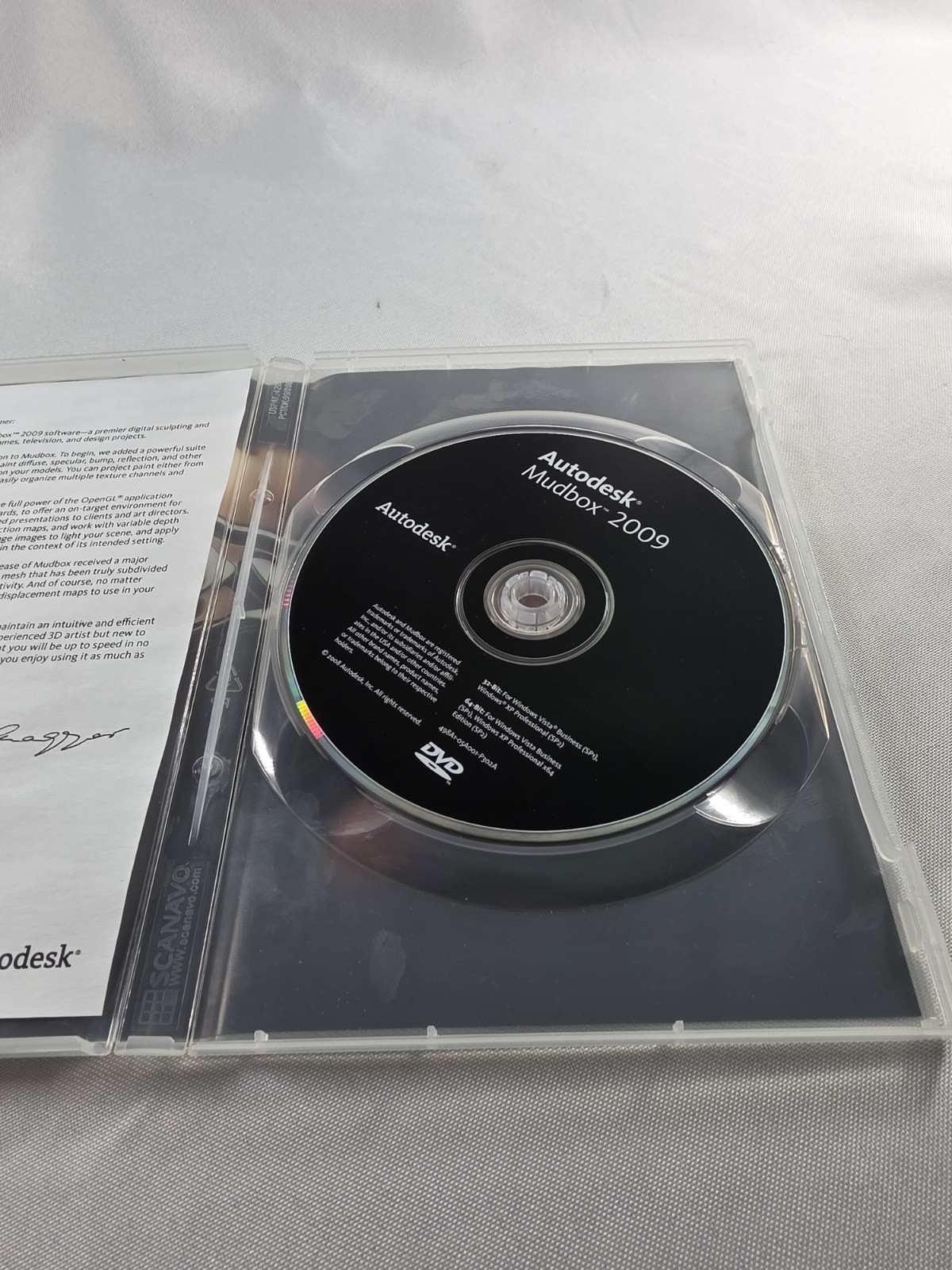 Autodesk Mudbox Student Version 2009 English DVD With Serial Number & Key