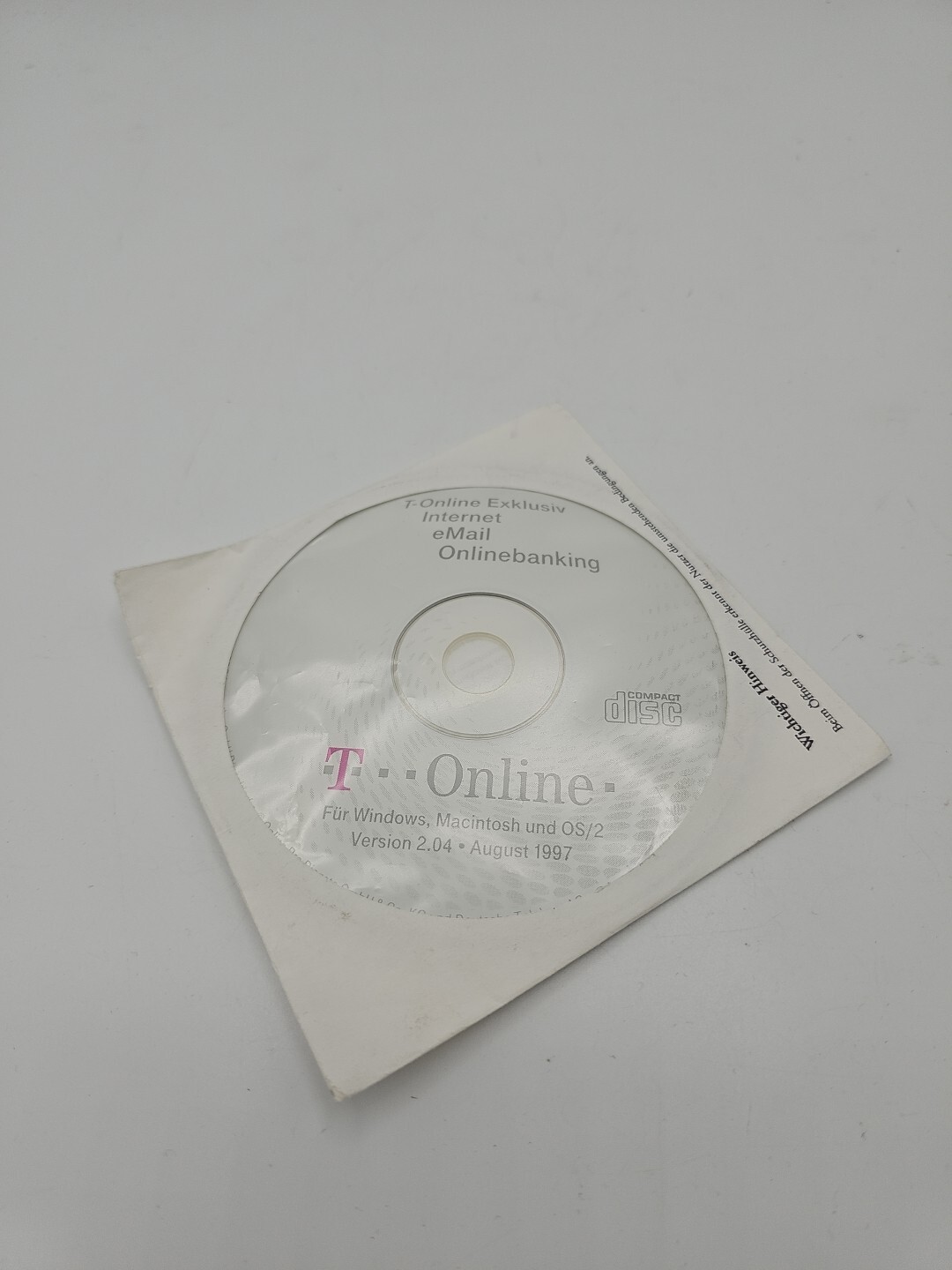 T-online Exclusive Internet Email Online Banking CD for Windows Mac OS/2 VER 2.04