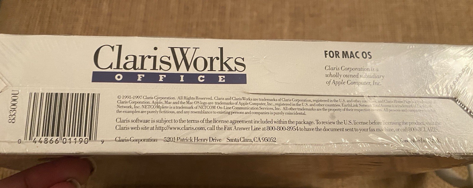 Vintage Software IBM PC ClarisWorks Office 5.0 1997 NOS Sealed