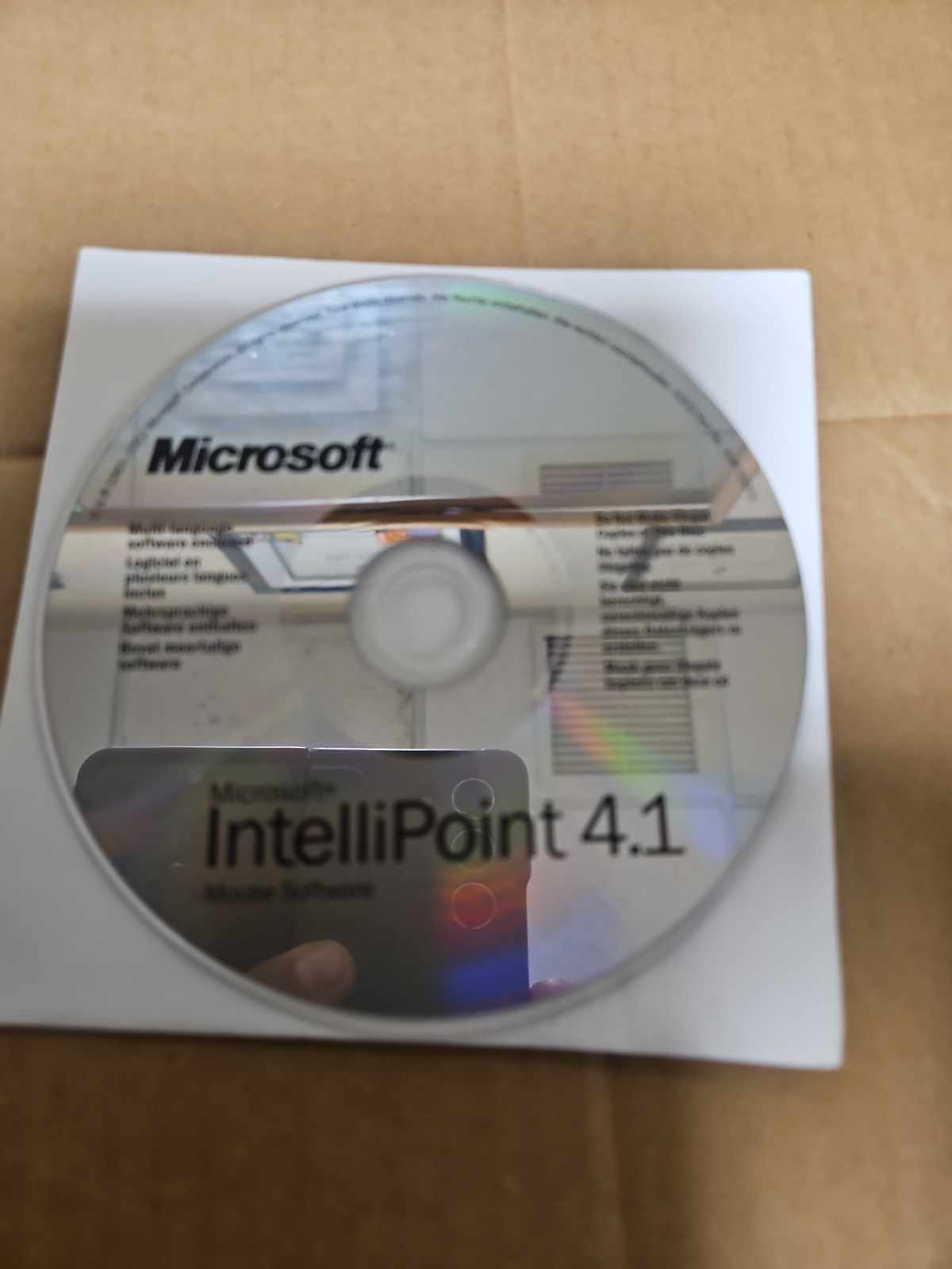 Microsoft Intellipoint 4.1 Mouse Software, Genuine