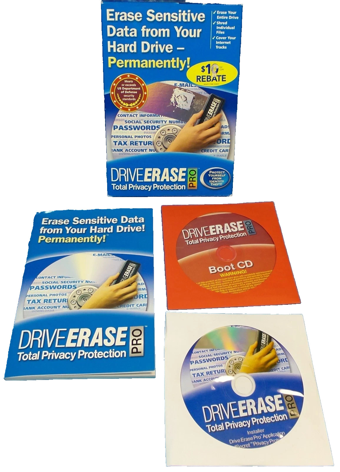 Drive Erase Pro – Total Privacy Protection 2005 Nova Development