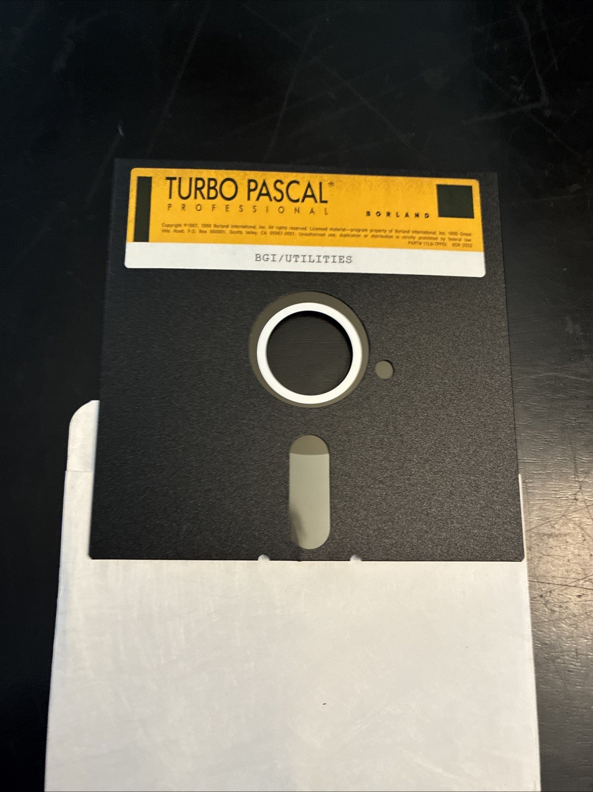Borland Turbo Pascal – 5 DISK SET – 5.25″ Floppys – 1988, 1990 Vintage Software