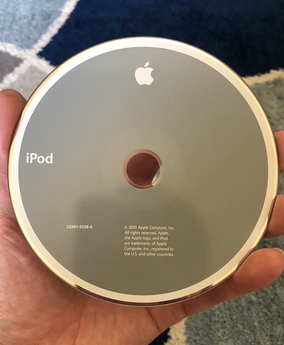 Apple iPod 2005 installation software CD-ROM 2Z691-5528A Disc Only *FREE SHIP*