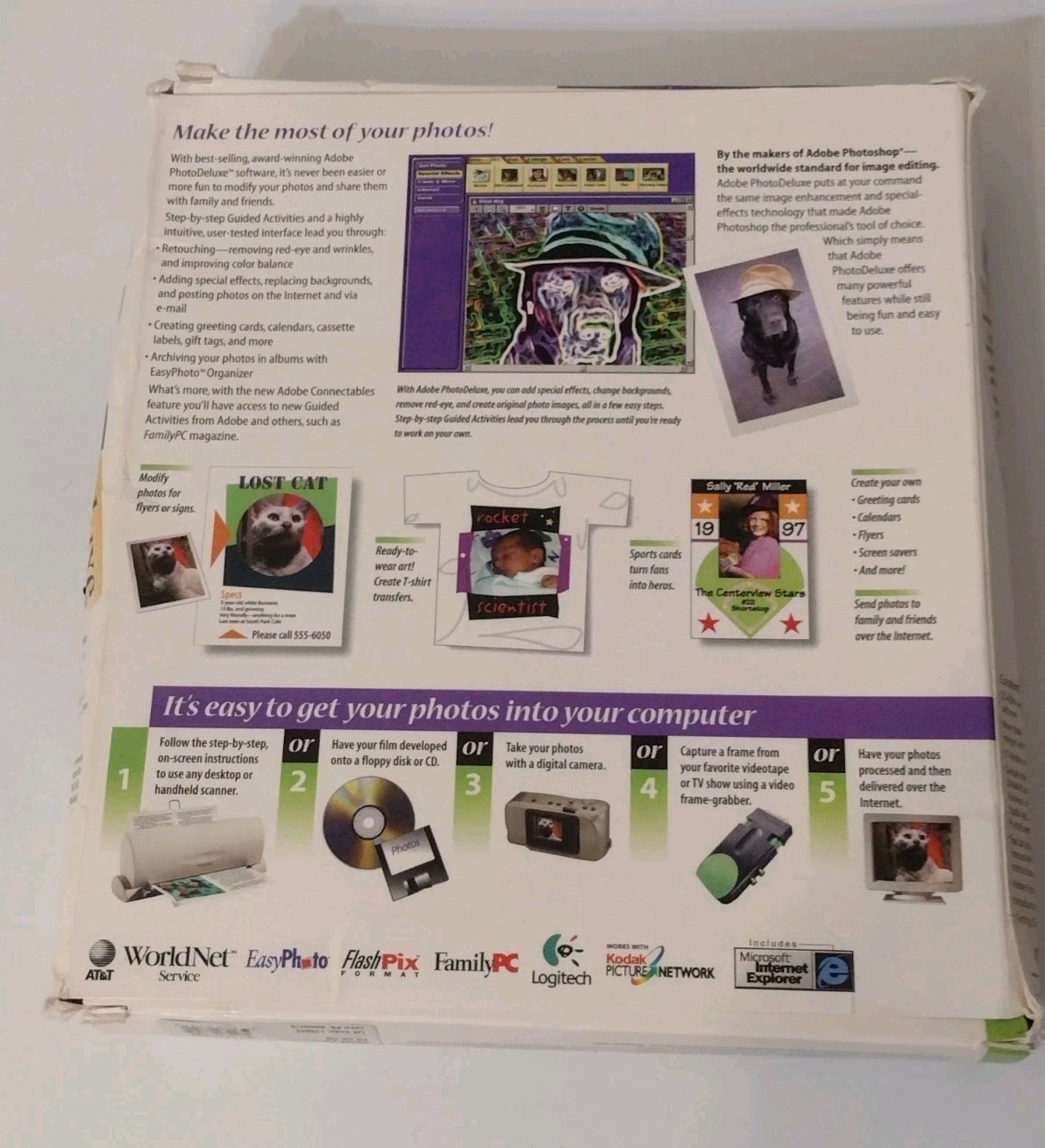 Adobe Photo Deluxe 2.0 For Windows CD-ROM . Vintage.