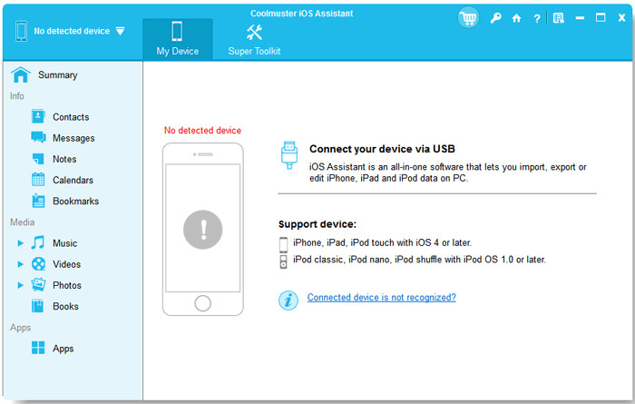 Coolmuster iOS Assistant – Lifetime License(1 PC) for Windows
