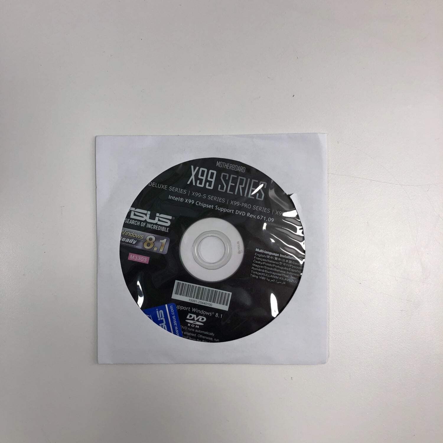 ASUS X99 Series Motherboard Support Disc Auto Install Drivers M3259 DVD OEM