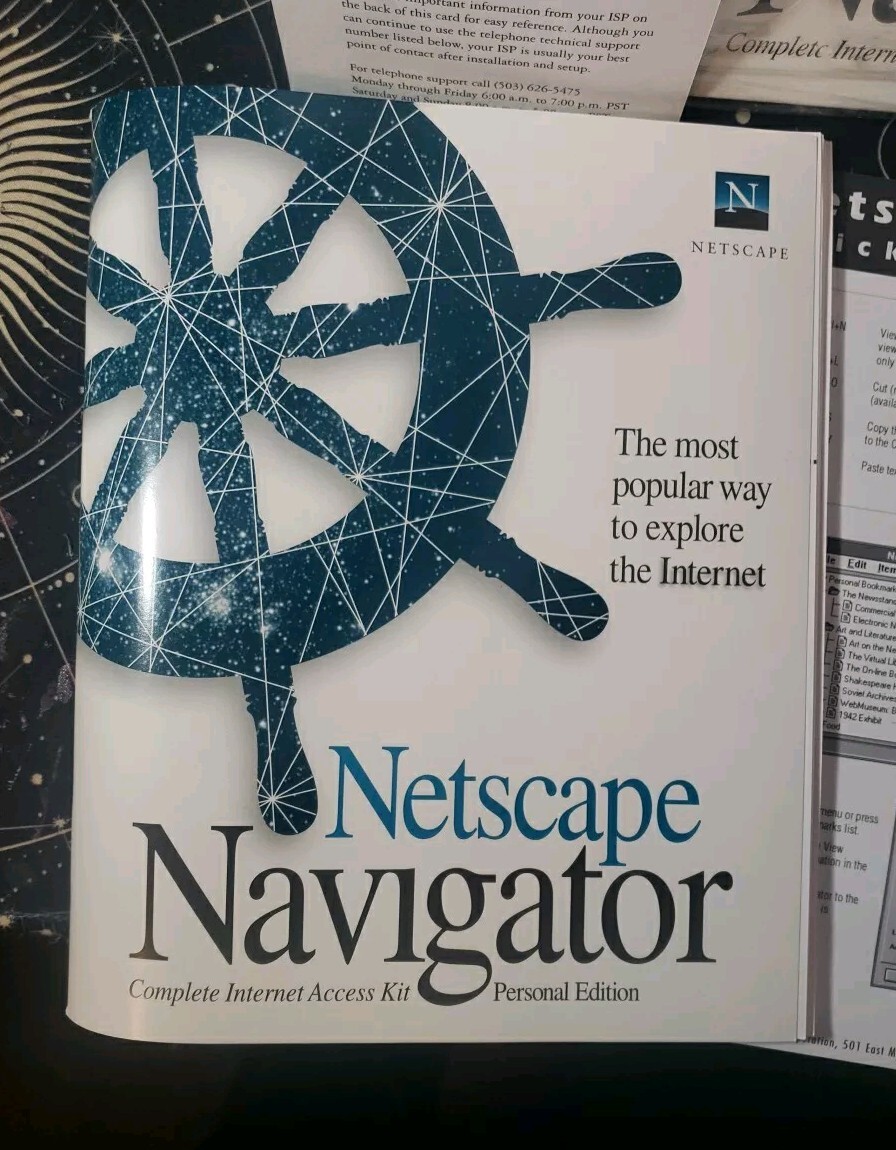 Vtg Netscape Navigator Personal Edition Windows 95+3.1 Rare Software 💾 Discs