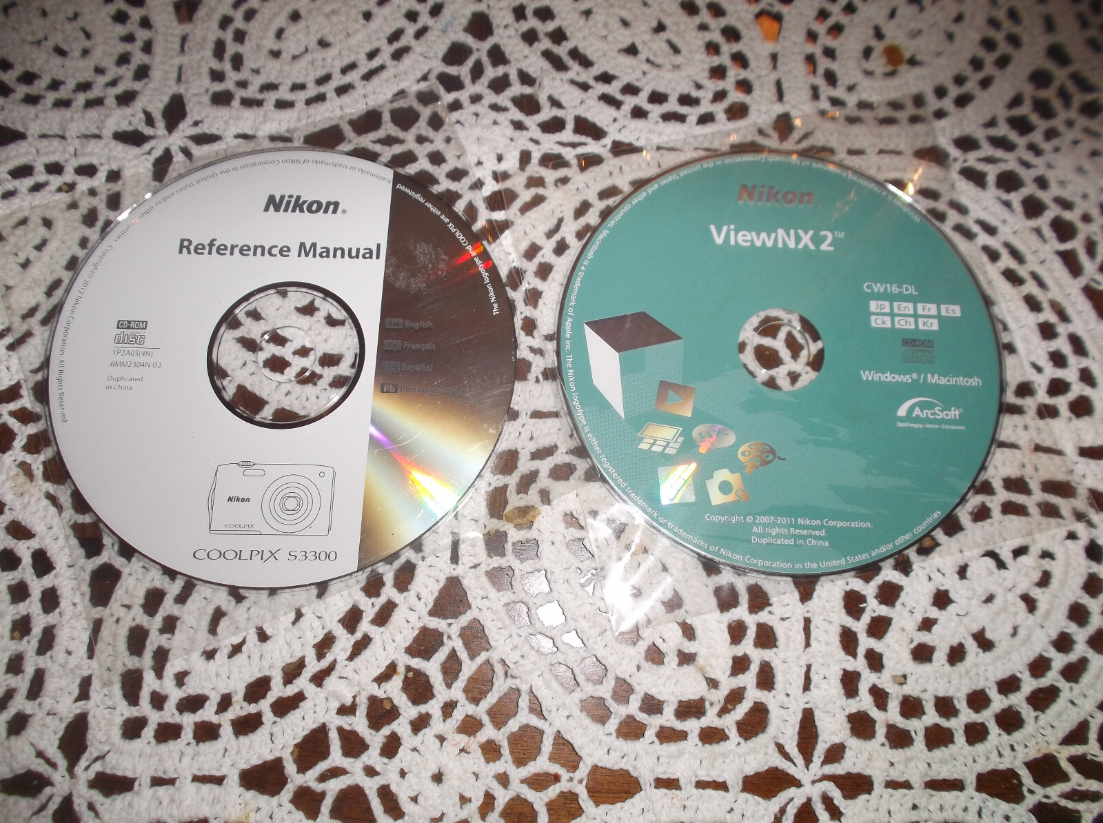 NIKON COOLPIX S3300 REFERENCE MANUAL & VIEWNX2