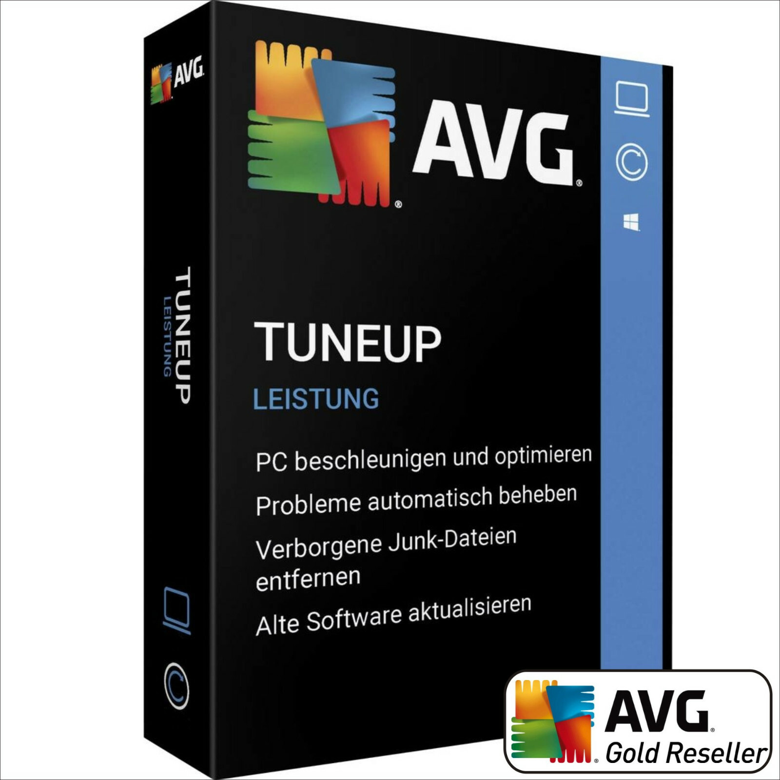 AVG PC TuneUp 2024 2 PC 2 Jahre / TuneUp Utilities Vollversion/Upgrade UE DE