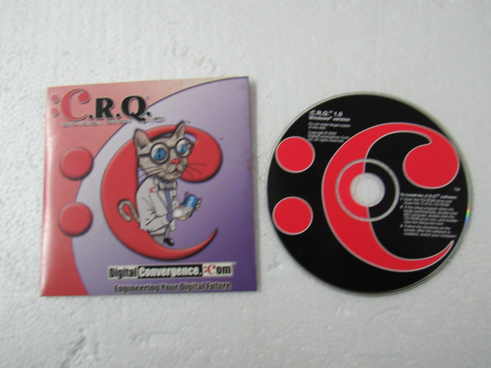 C.R.Q. 1.0 WINDOWS Version by Digital Convergence Company, 2000 – the CD-ROM CD