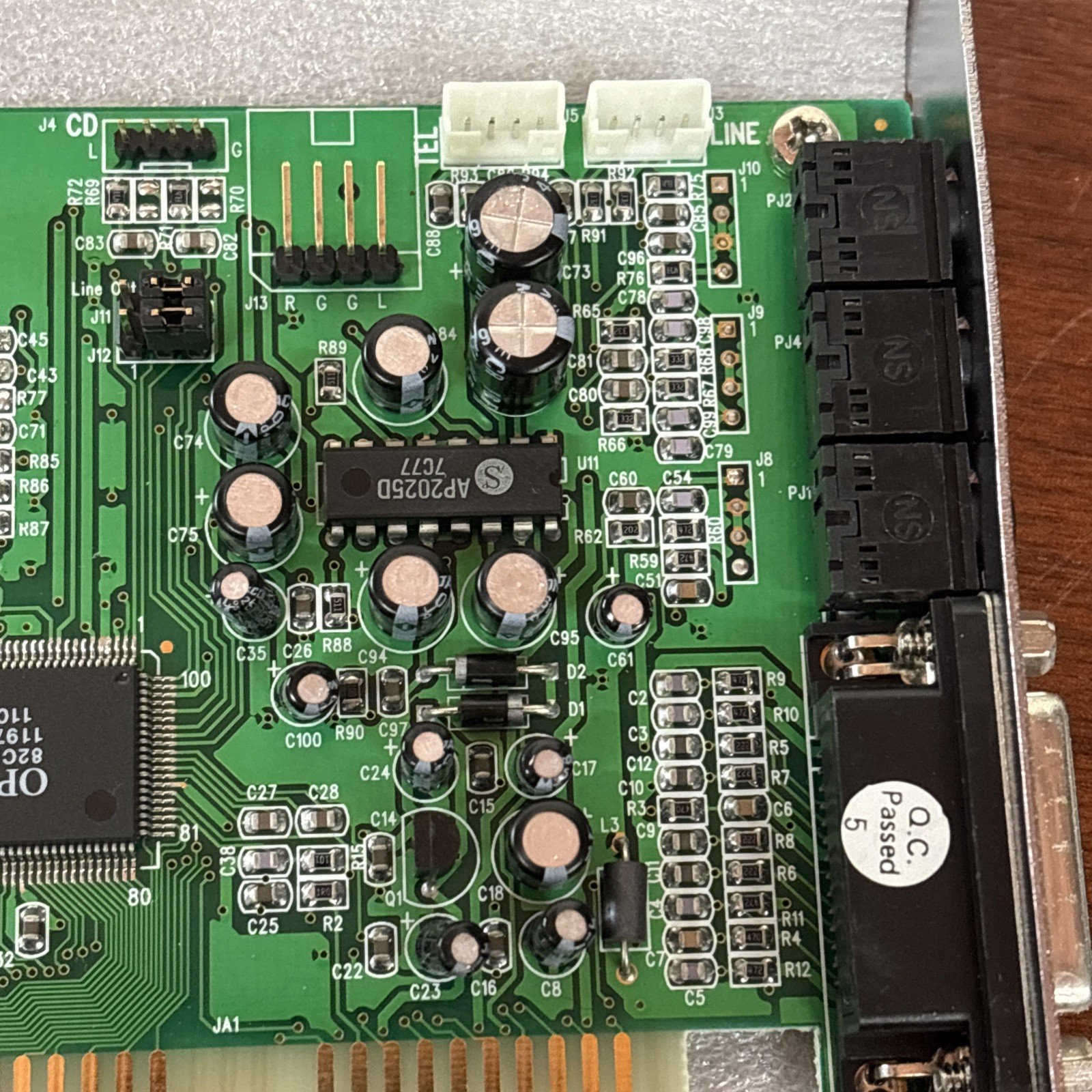 Vintage Opti OP931-3DIS Sound Card, Box and 3-1/2″ Floppy Disk