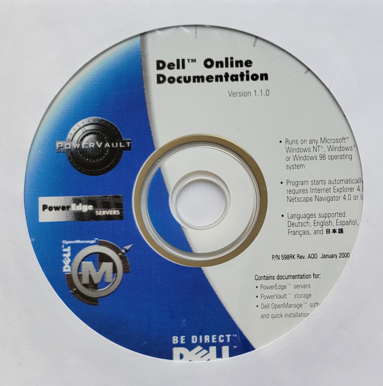 Vintage – Dell Online Documentation Version 1.1.0, 2000