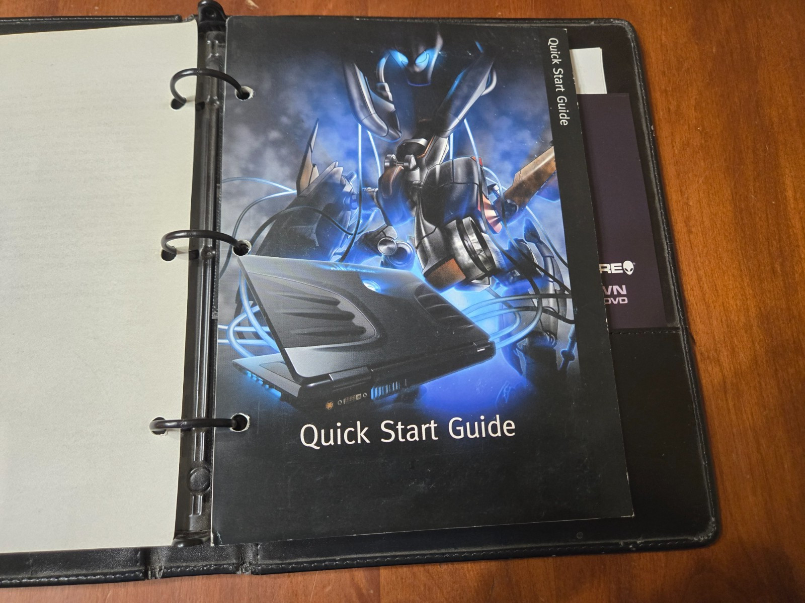 Vintage Alienware m9700a Computer Manual & Software Bundle in Binder – Read