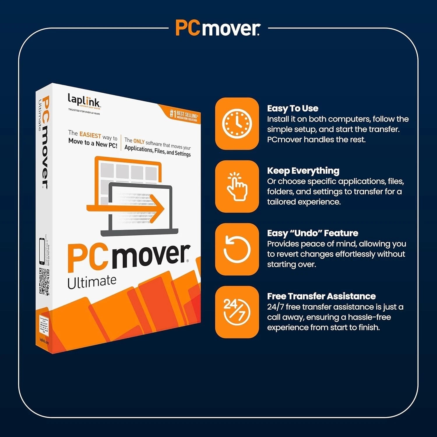 PCmover Ultimate 11 – Migration of your Applications, Files and Settings from…