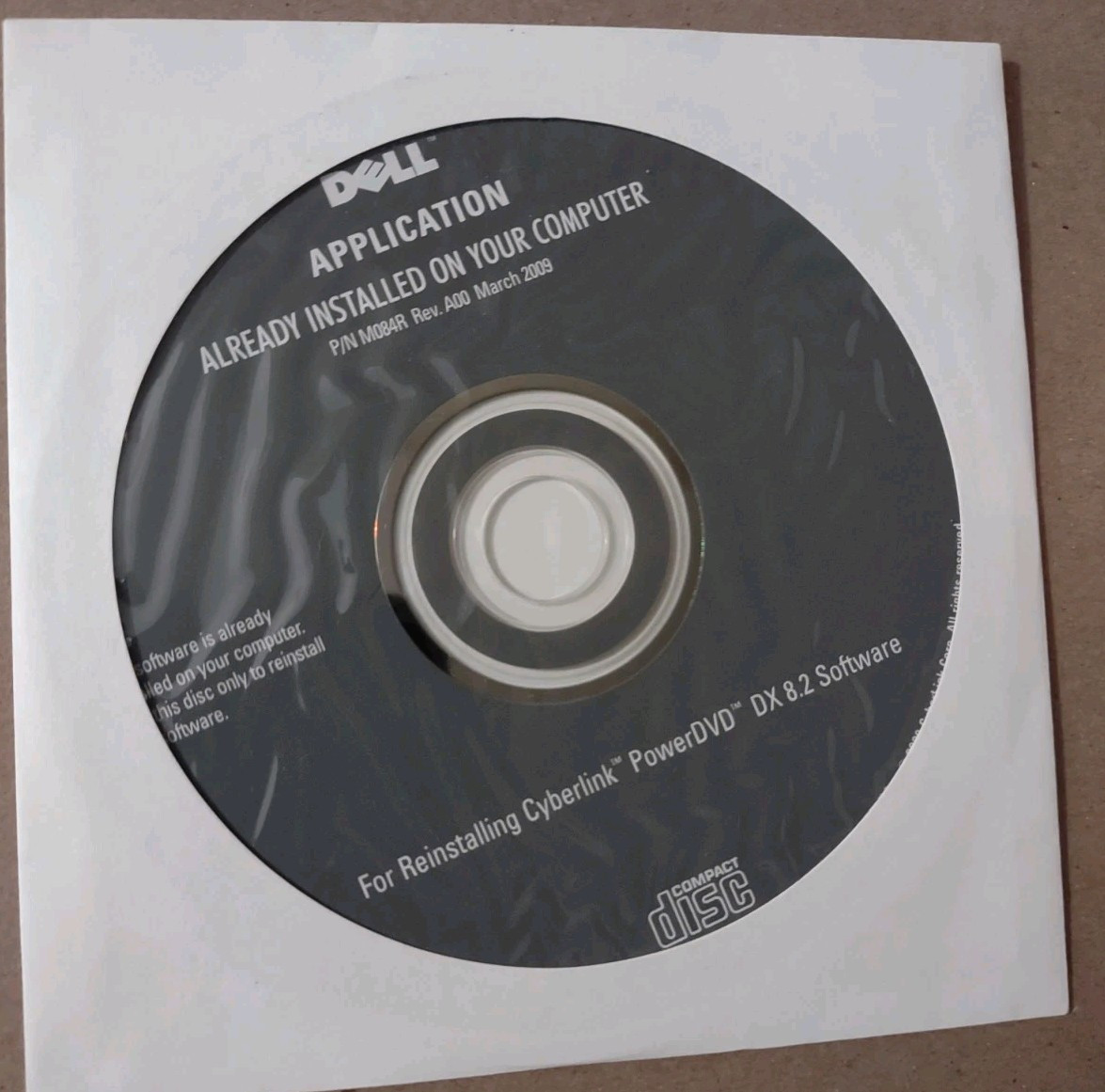 Dell Cyberlink PowerDVD DX 8.2 for DVD Playback Genuine Driver New Sealed