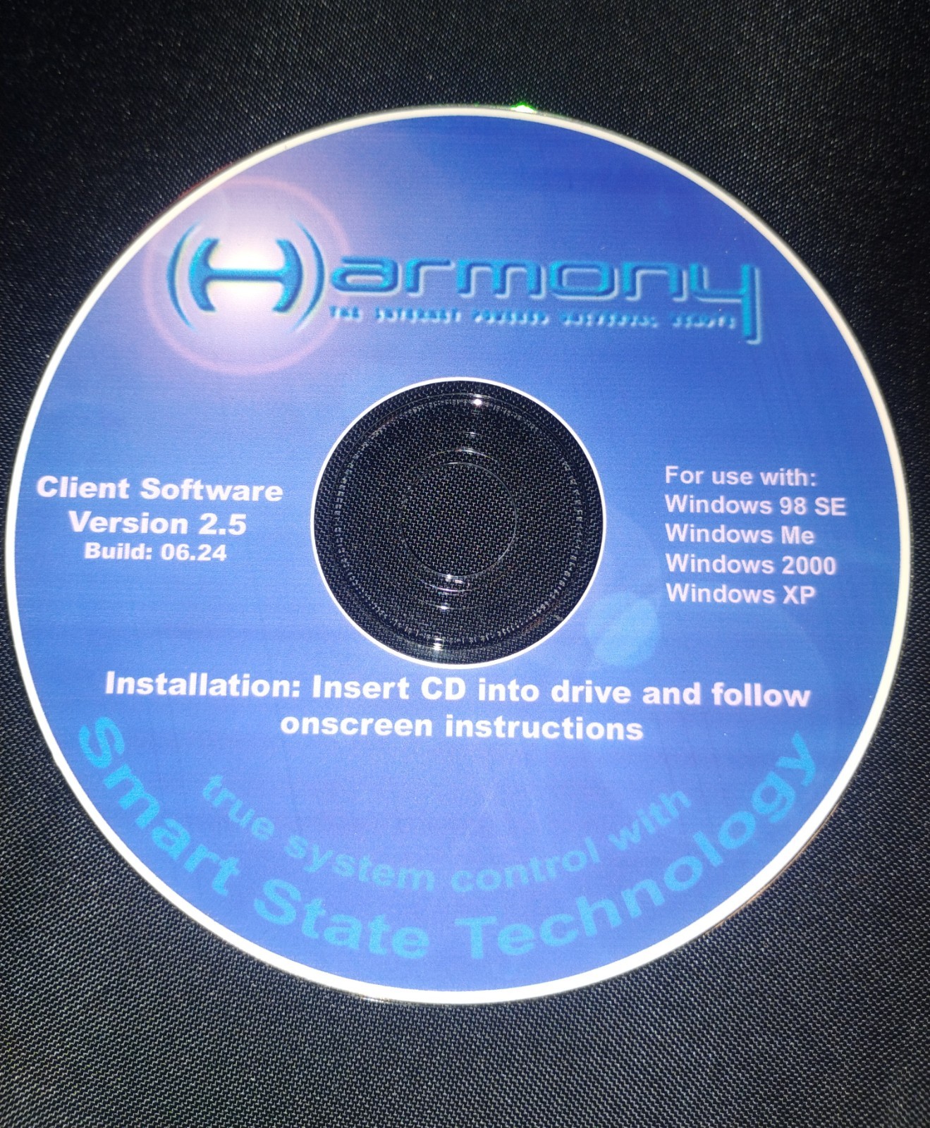 Harmony Client Softweare installation 2.5 For Windows98SE,ME,XP,2000