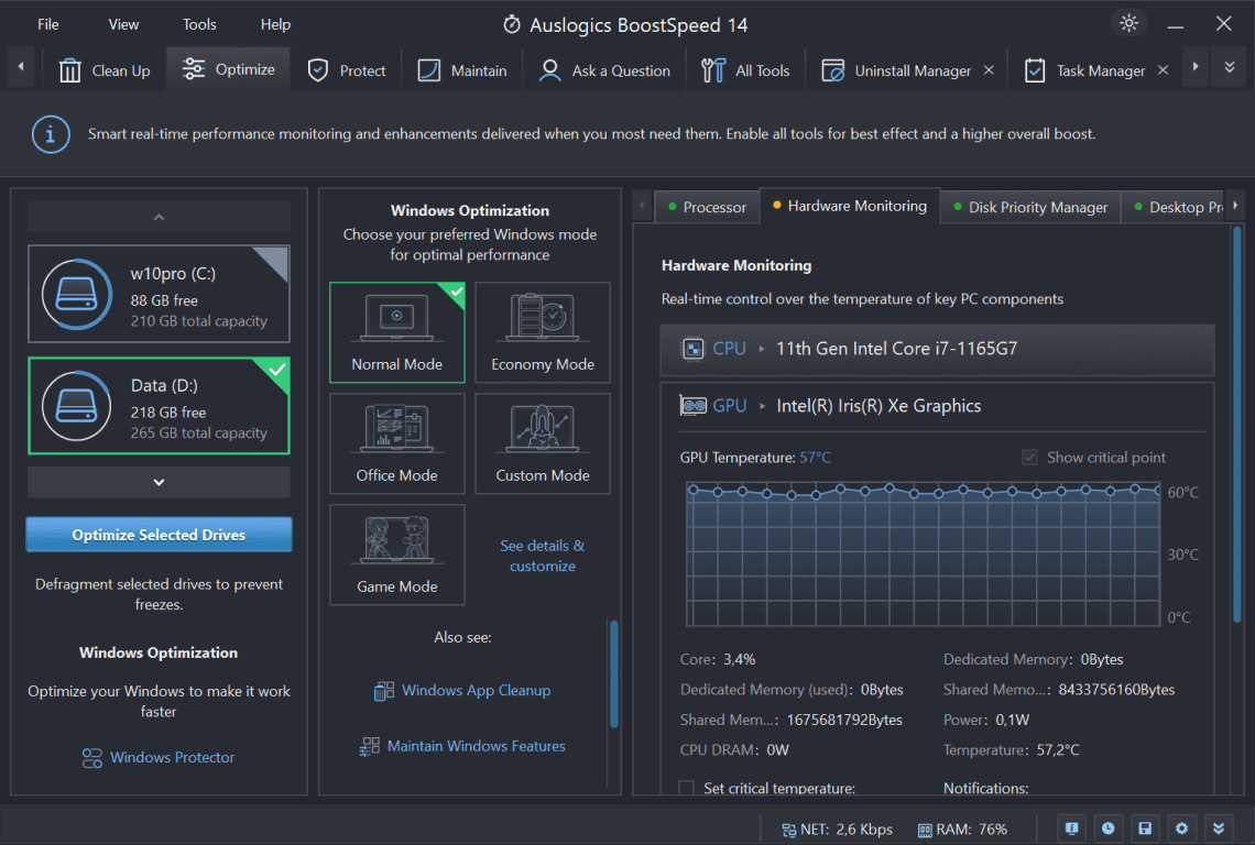 Auslogics BoostSpeed 13 Pro optimize your system, boost PC 1 year 3 PC License