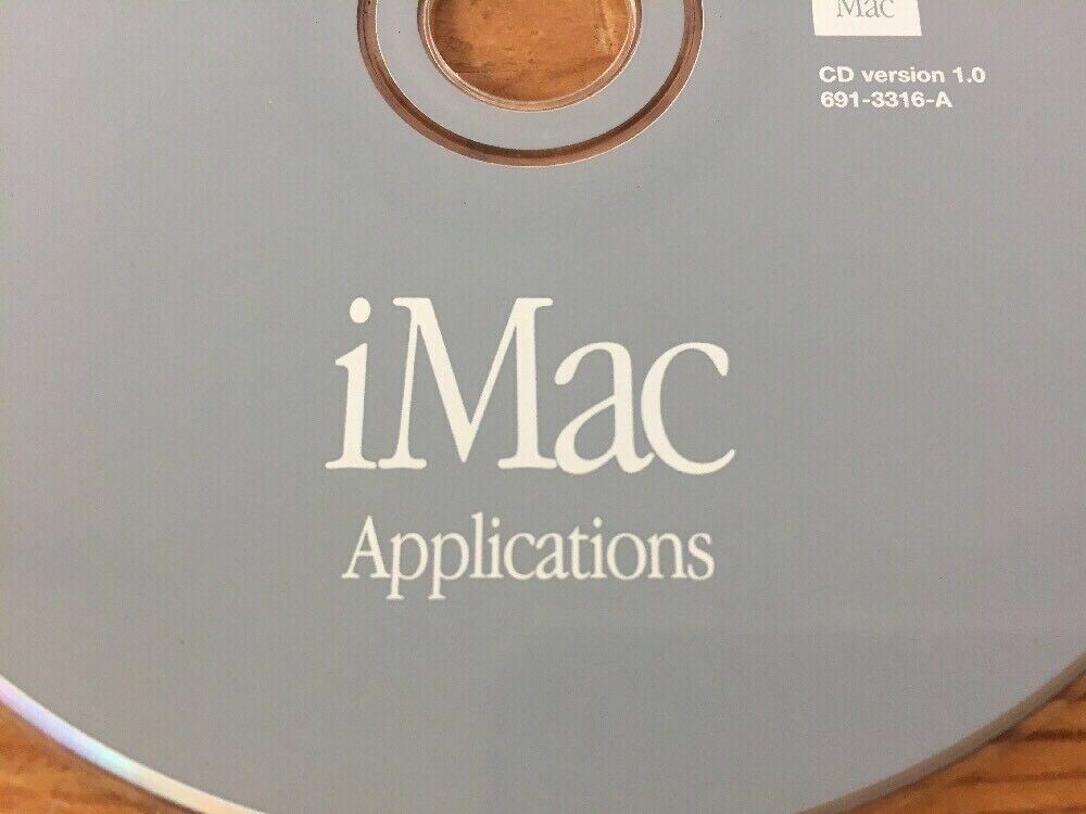 2002 Macintosh iMac Computer Applications Software Installation CD Verison 1.0