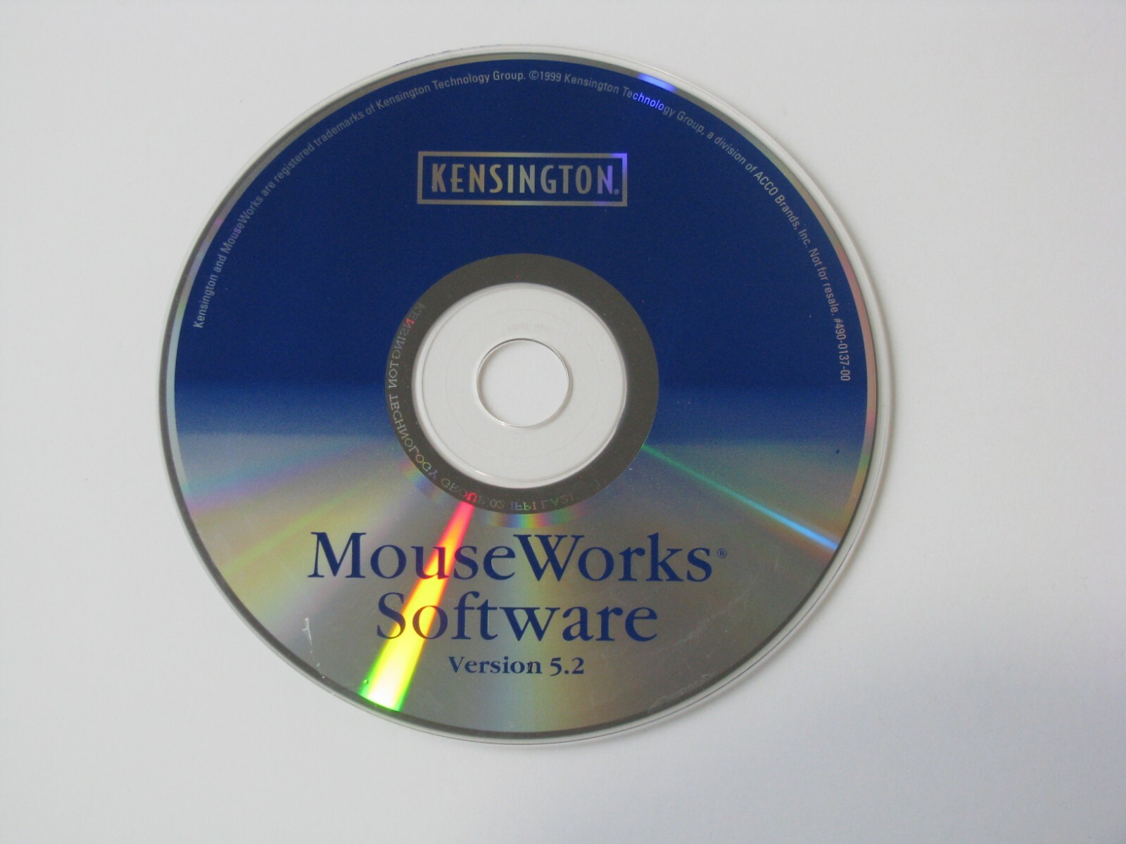 1 Kensington MouseWorks Computer PC Mouse Works Software Version 5.2 Driver Disk