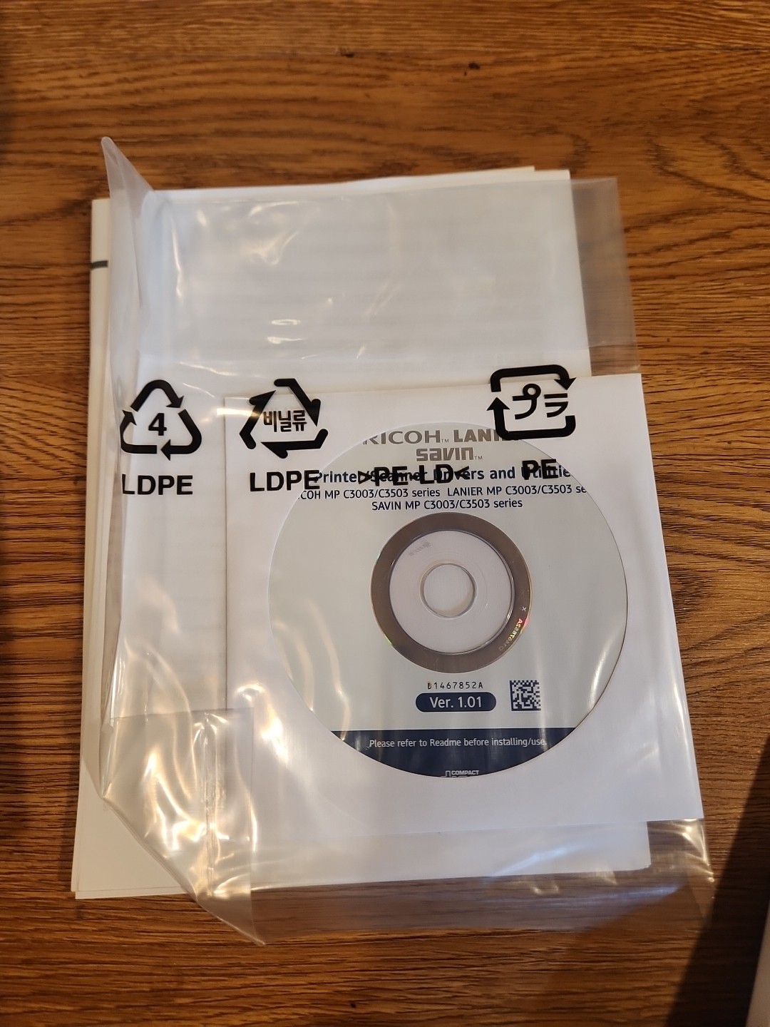 Ricoh Lanier Savin MP Printer Scanner Drivers Maintenance Sticker Caster Kit
