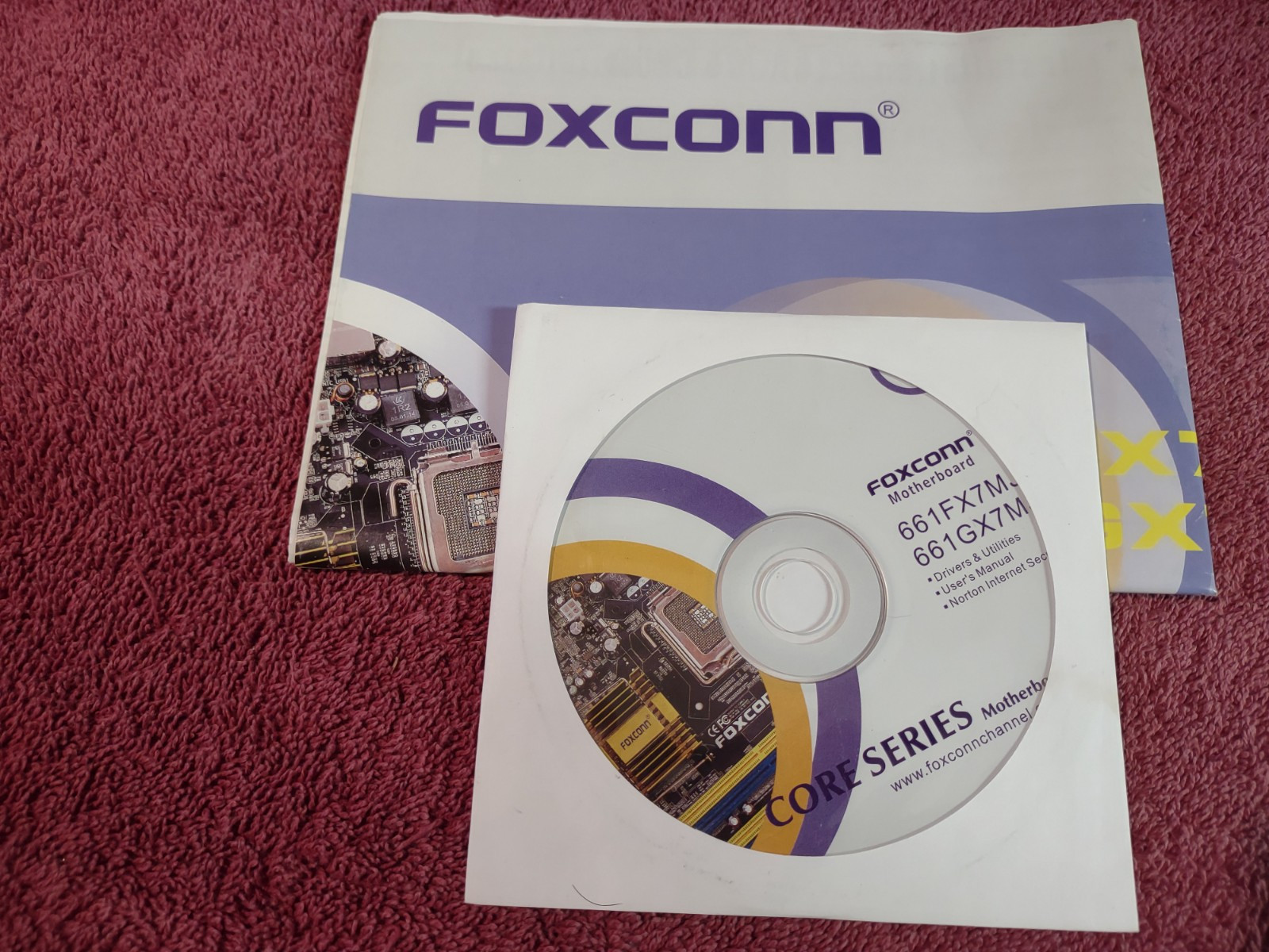 Foxconn motherboard 661FX7MJ and 661GX7MJ Drivers Software Installation CD