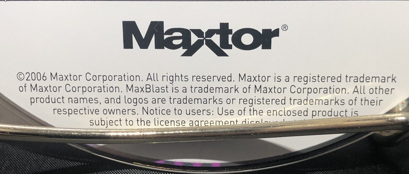 Maxtor 2006 Max Blast 4 Installation Software CD-ROM Multilingual Power Max 4.23
