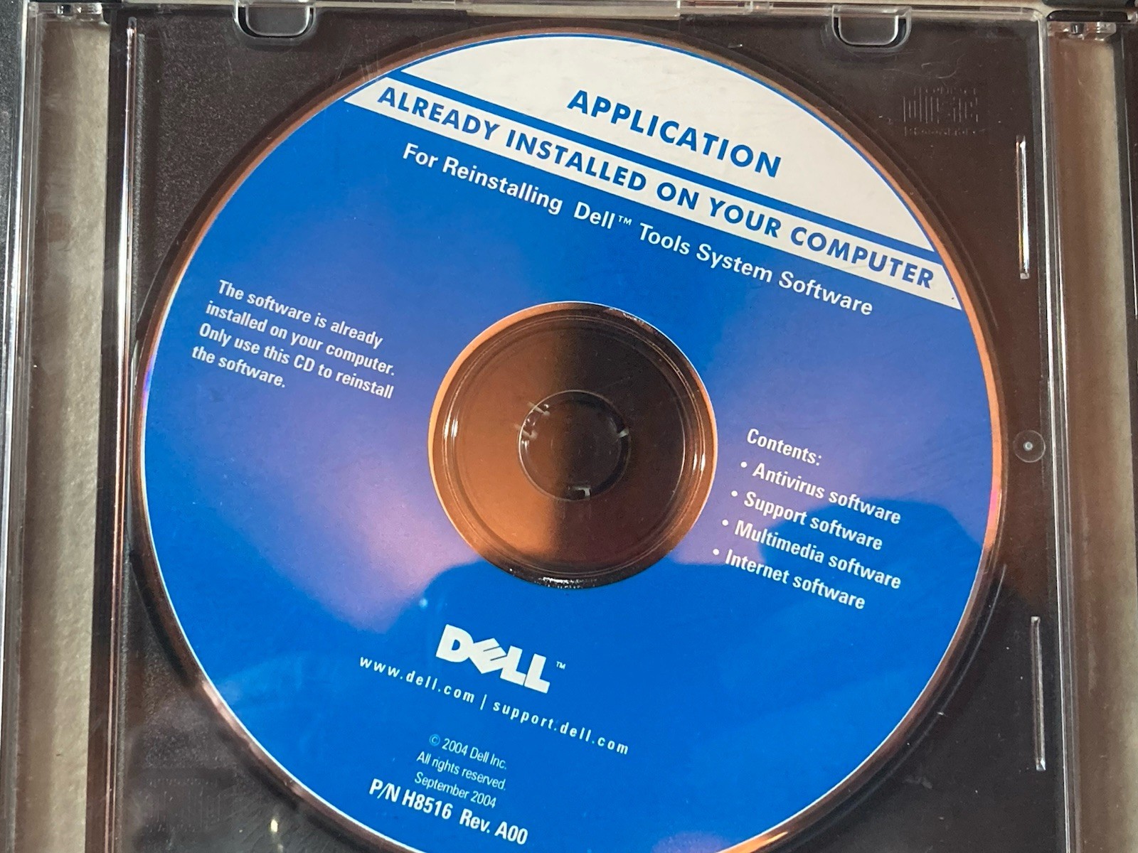 8-DELL Installation CDs Drivers, Applications, Word Perfect, Operating System XP