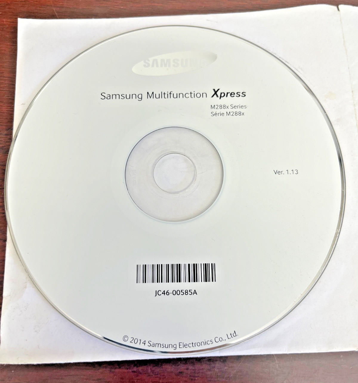 Samsung Xpress M288x Series OEM Driver CD Installation Disc JC46-00585A