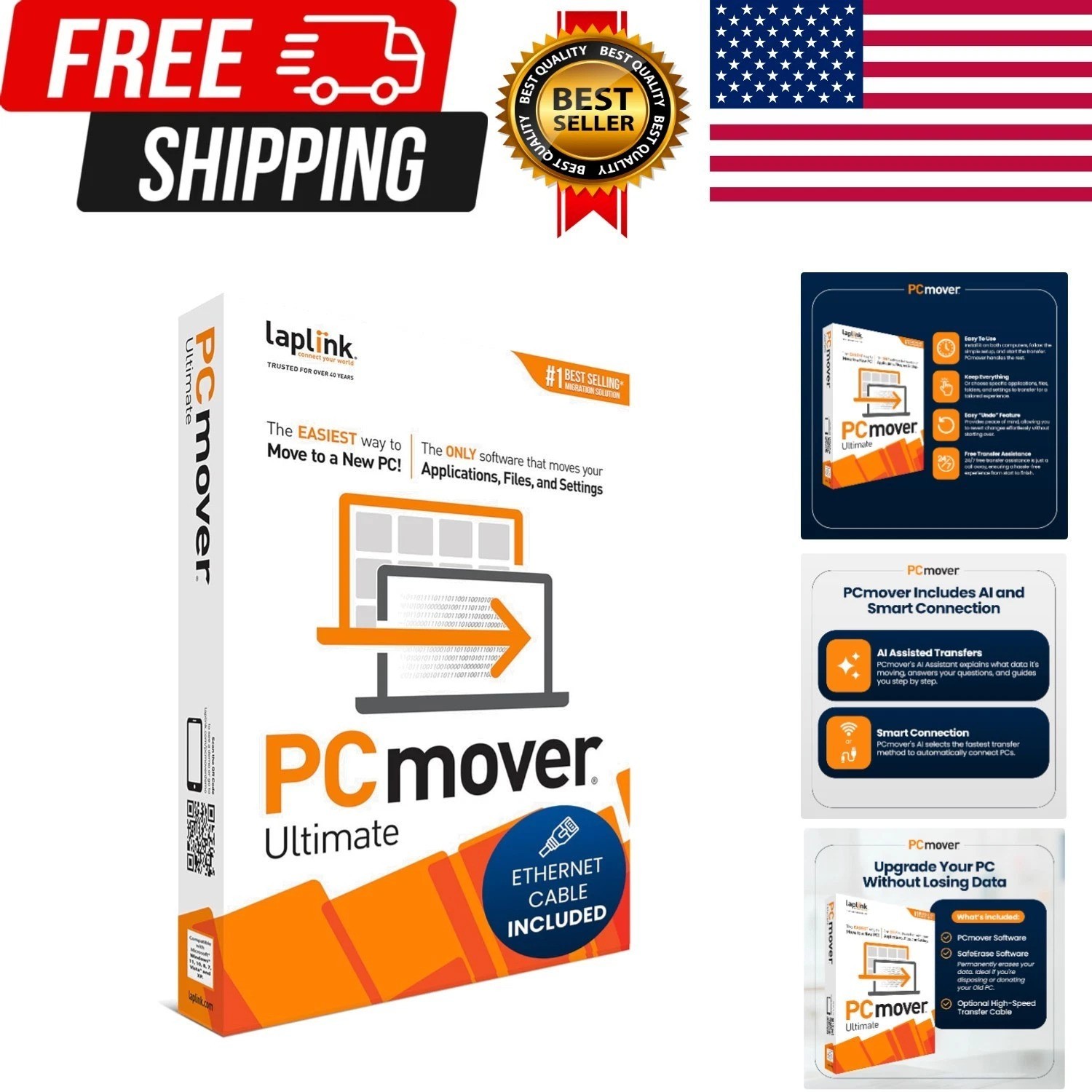PCmover Ultimate 11 – Migration of your Applications, Files and Settings from…