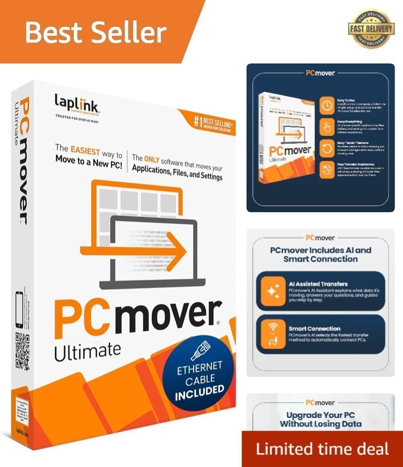 PCmover Ultimate 11 – Migration of your Applications, Files and Settings from…