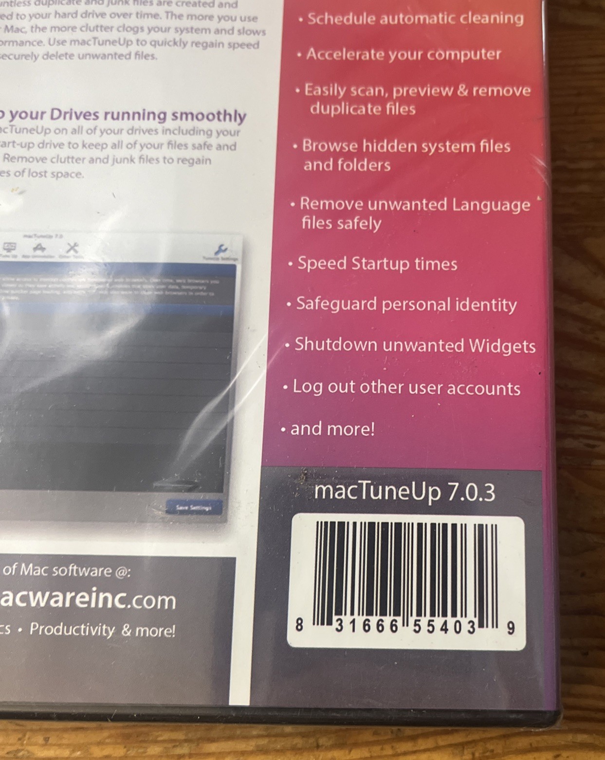 Macware MacTuneUp 7.0.3 Lot 10 New Sealed Software Apple Computer Reseller Lot