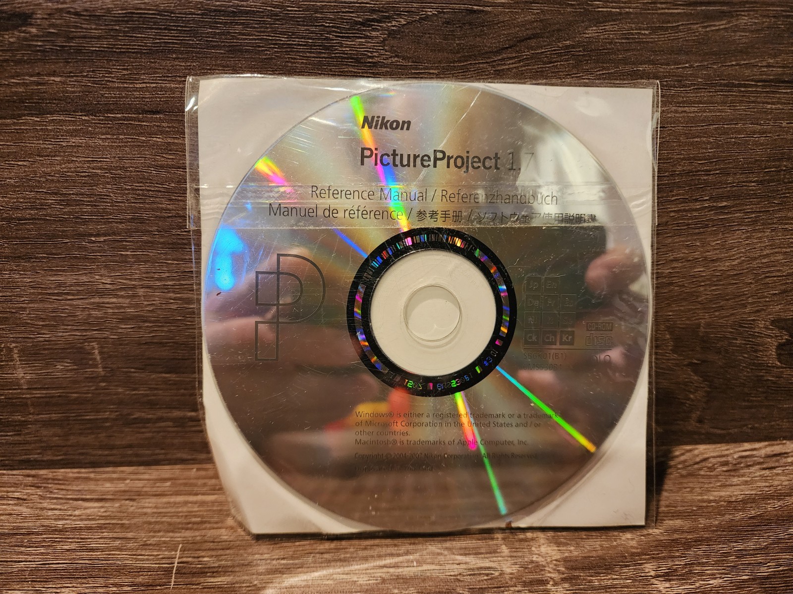 Nikon PictureProject 1.7 Software Install and Manual CD-ROM Set Win/Mac (2007)