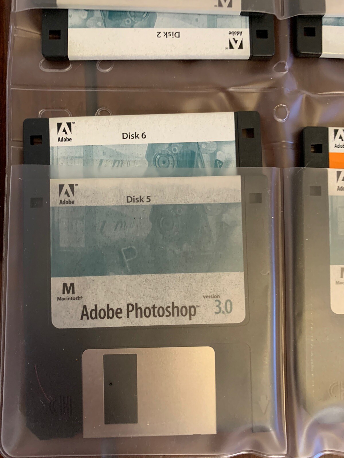 Adobe Photoshop 3.0 Adobe Illustrator 6.0 Bundle For Mac 3.5 inch Floppy 1993