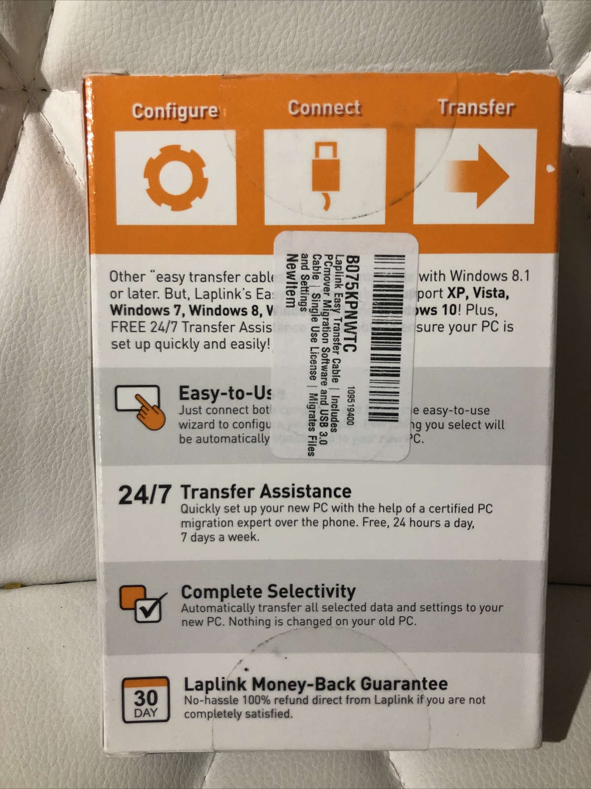 Laplink Easy Transfer Cable | Includes PCmover Migration Software and USB 3.0…