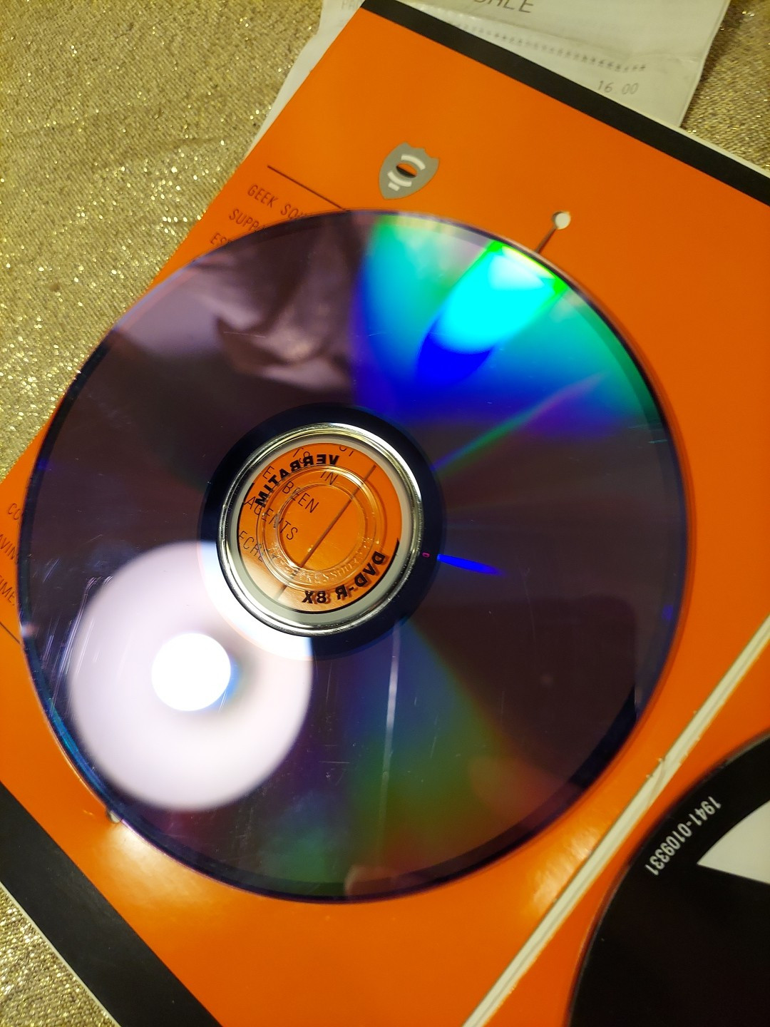 Geek Squad HP Hewlett Packard Recovery Discs 2007 With Case, Receipt