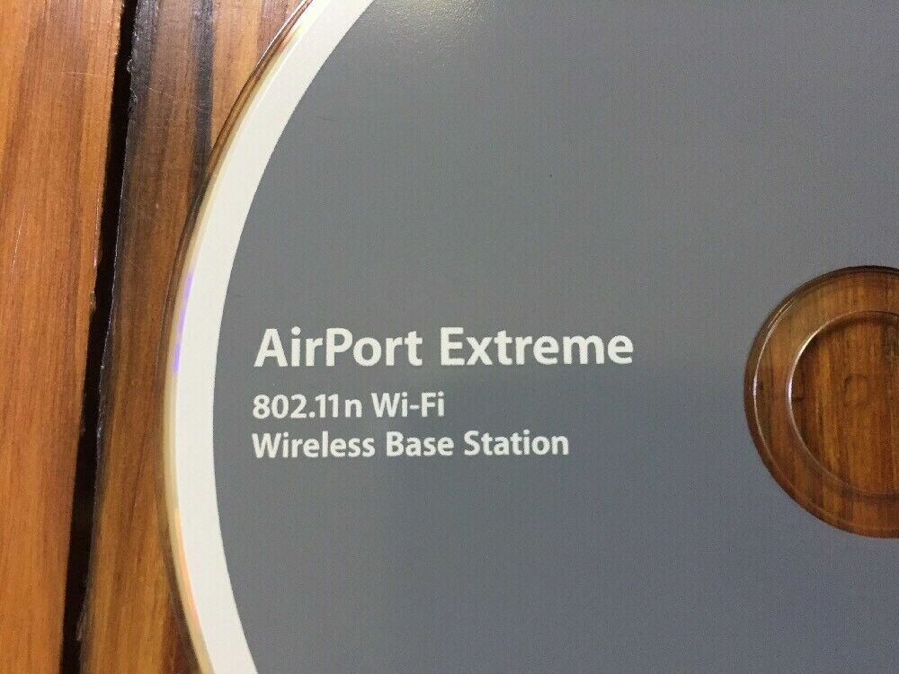 2007 Macintosh Mac AirPort Extreme Wireless Base Station Ver 2.1 Installation CD
