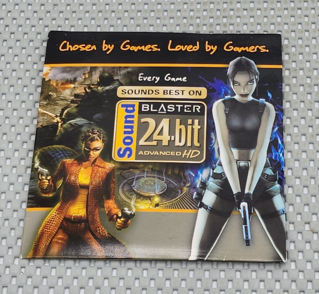 Creative Sound Blaster Demo Disc CD 24-Bit Advanced HD Loved By Gamers