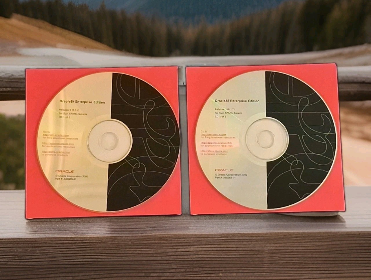 Oracle8i Enterprise Edition Release 3 8.1.7 Sun SPARC Solaris 2-CD Set Vintage