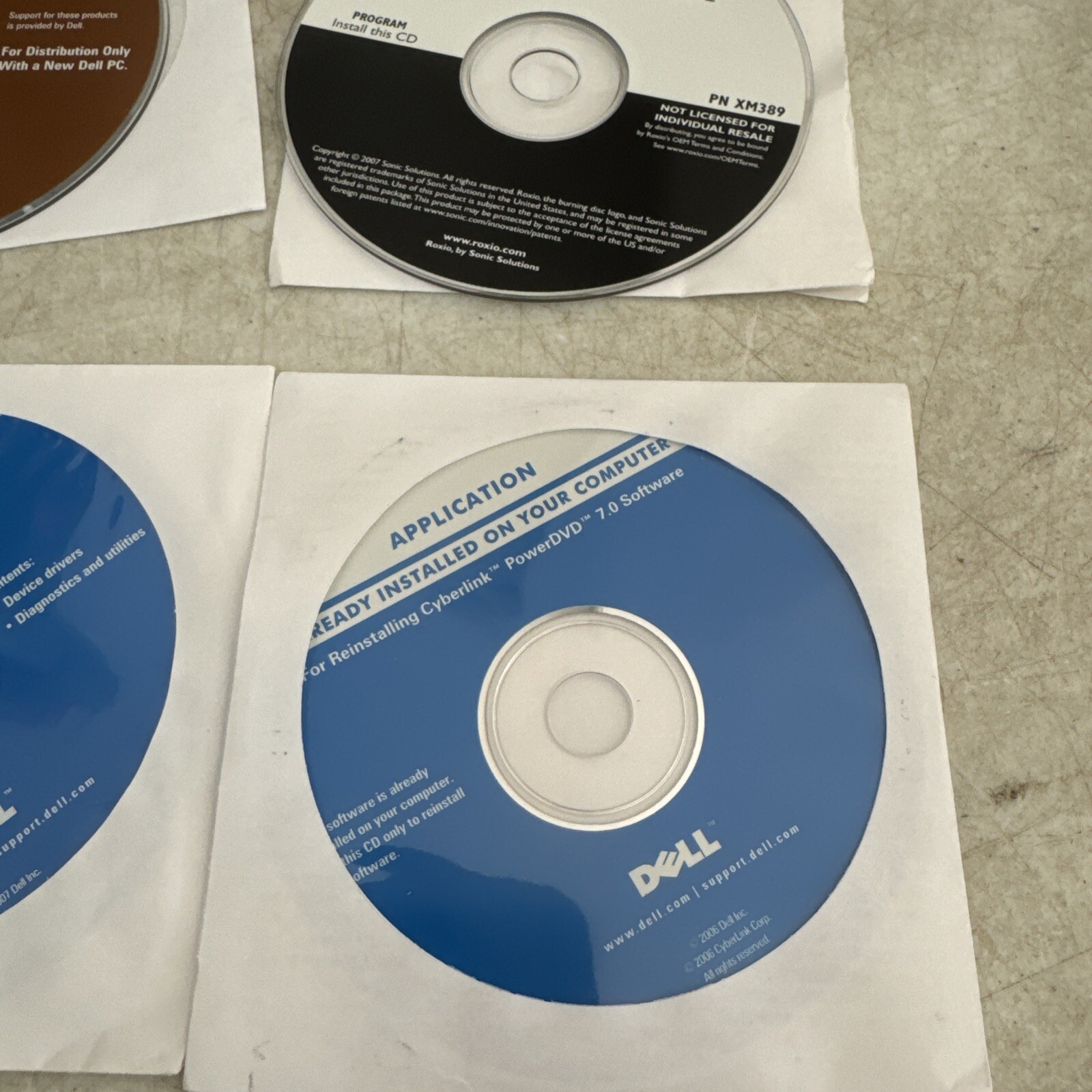 Dell Computer System Cd Program Systems Roxio