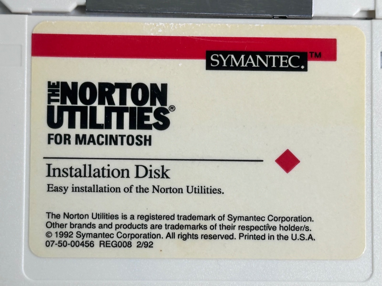 Symantec Norton Utilities Macintosh 2.0 Complete 6-Disk Set 3.5″ Floppies 1992